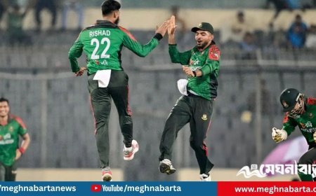 রিশাদের ঘূর্ণিঝড়ে উড়ে গেল ওয়েস্ট ইন্ডিজ, বাংলাদেশের দাপুটে জয়