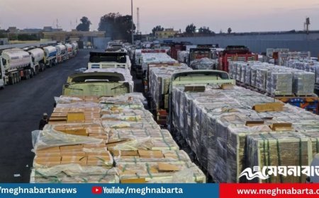 নেতানিয়াহুর নির্দেশে রাফা ক্রসিং বন্ধ, স্থগিত মানবিক সহায়তা প্রবেশ