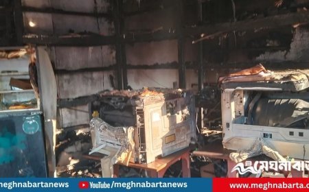ভয়াবহ আগুনে হার্ডওয়্যারের দোকান পুড়ে ছাই