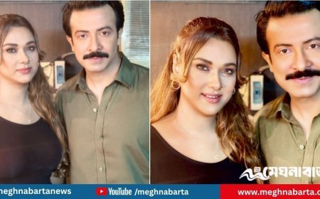 শাকিব-ববির মিলন: শুটিং ফাঁকেই আড্ডা, ভক্তদের উচ্ছ্বাস