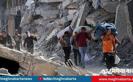 গাজায় এক দিনে ১৫৩ টন বোমা ফেলেছে ইসরায়েল, পার্লামেন্টে নেতানিয়াহুর দাবি