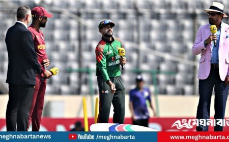 টসে জিতে ব্যাটিংয়ে বাংলাদেশ