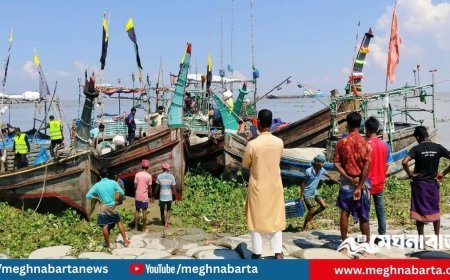 নিষেধাজ্ঞা অমান্য, ২ টন ইলিশসহ ৪৬ জেলে আটক