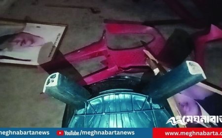 দুর্গাপুরে বিএনপি কার্যালয় ভাঙচুর