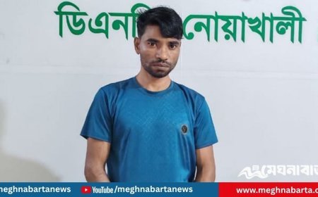 নোয়াখালীতে পিস্তল-গুলিসহ মাদক কারবারি গ্রেপ্তার