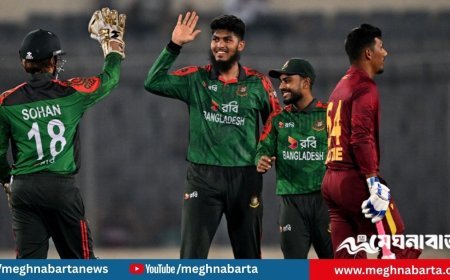 রেকর্ড জয়ে ওয়েস্ট ইন্ডিজকে হারিয়ে সিরিজ নিজেদের করল বাংলাদেশ