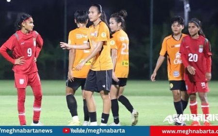 থাইল্যান্ডের কাছে ৩ গোলে হারল বাংলাদেশ নারী ফুটবল দল