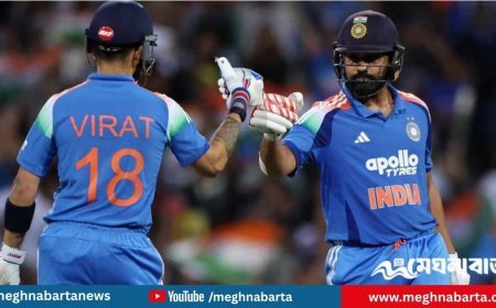 রোহিতের সেঞ্চুরি, কোহলির ফিফটি; ভারত এড়ালো হোয়াইটওয়াশ