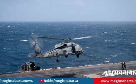 দক্ষিণ চীন সাগরে যুক্তরাষ্ট্রের রণতরী থেকে উড্ডয়নের পর বিধ্বস্ত হেলিকপ্টার ও যুদ্ধবিমান
