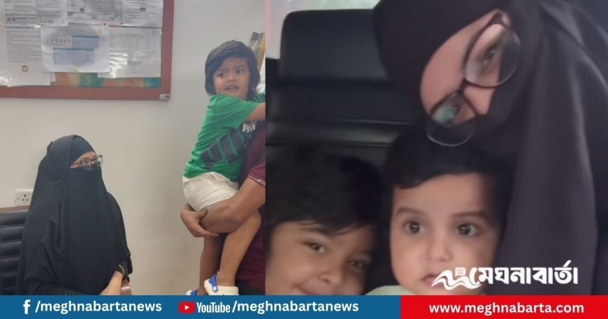 বোরকা পরে হাসপাতালে এলেন পরীমনি
