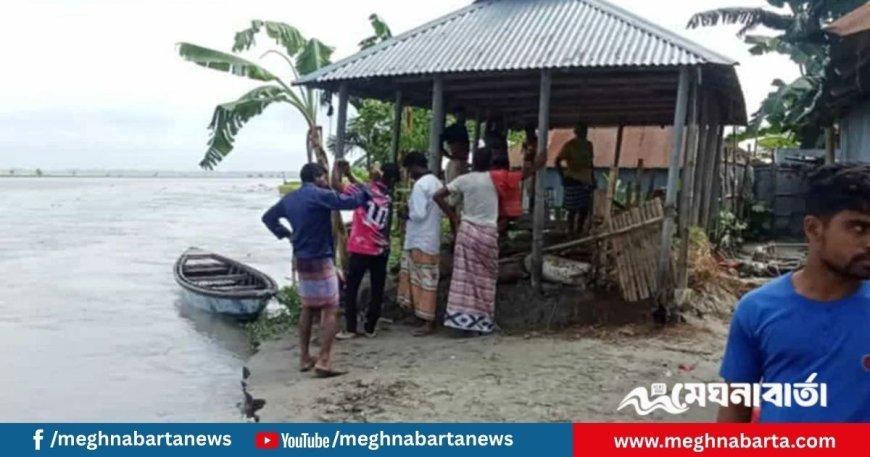তিস্তার পানি বিপদসীমার উপরে, পাঁচ হাজার পরিবার পানিবন্দি”