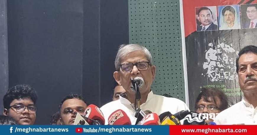বিএনপির ধানের শীষ নিয়ে অযথা টানাটানি কেন, প্রশ্ন মির্জা ফখরুলের
