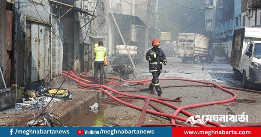 মিরপুরে পোশাক কারখানা ও কেমিক্যাল গুদামে আগুন: নিহত ৯ জন