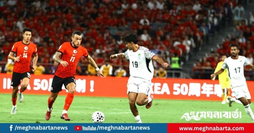 রাকিবের গোলে ড্র নিয়ে খেলা শেষ করলো বাংলাদেশ