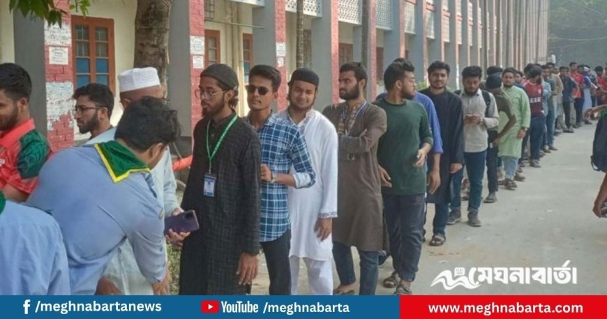 রাকসু নির্বাচনের ভোটগ্রহণ শুরু