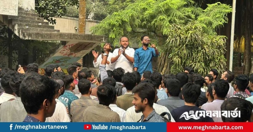 ‘ইলেকশন ইন ফেব্রুয়ারি’ ঢাবিতে ছাত্রদলের মিছিল