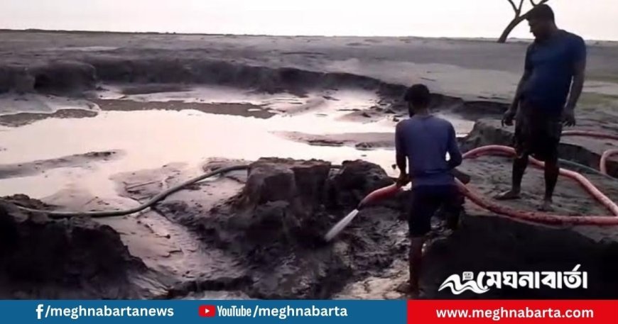 নিঝুমদ্বীপে সৈকত থেকে বালু উত্তোলন, বিএনপির ৬ নেতাকর্মীর নামে মামলা