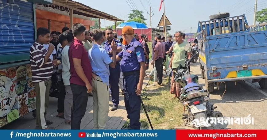 মহাসড়কে ট্রাক থেকে চাঁদা আদায়, আটক ২