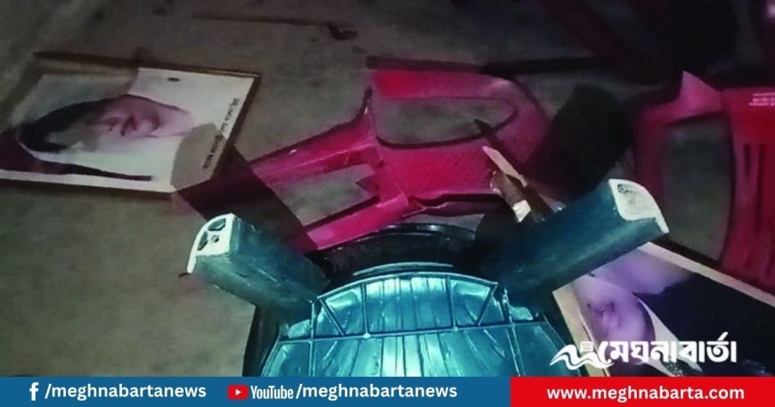 দুর্গাপুরে বিএনপি কার্যালয় ভাঙচুর