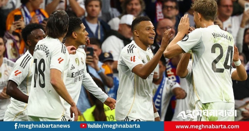 “বার্সাকে হারিয়ে মৌসুমের প্রথম এল ক্লাসিকোয় উল্লাস রিয়ালের”