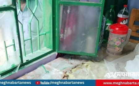 ভাড়া নিয়ে দ্বন্দ্বে মালিকের বাড়িতে বোমা নিক্ষেপ