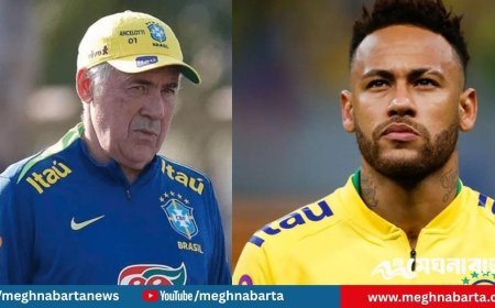 ২০২৬ বিশ্বকাপ অনিশ্চিত নেইমারের, জানালেন আনচেলত্তি