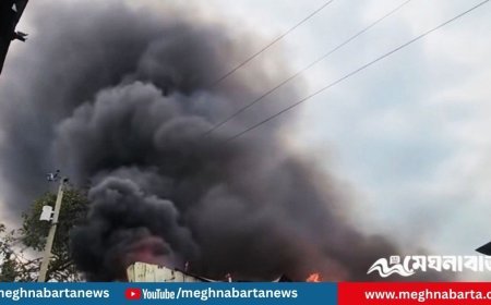 গাজীপুরে আগুনে পুড়ল ৭ ঝুট গুদাম