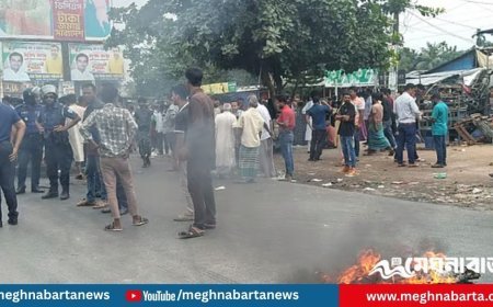 চাঁদপুর-৪ আসনে বিএনপির প্রার্থী পরিবর্তনের দাবিতে তিন দিন ধরে বিক্ষোভ