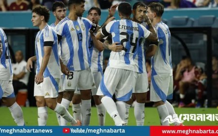 প্রীতি ম্যাচের জন্য চমক রেখে আর্জেন্টিনার দল ঘোষণা