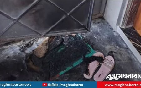 নেত্রকোনায় এনসিপি নেতার বাড়িতে আগুন, পুড়লো স্ত্রীর স্যান্ডেল