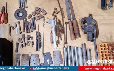 মুন্সীগঞ্জে অবৈধ অস্ত্র তৈরির কারখানার সন্ধান