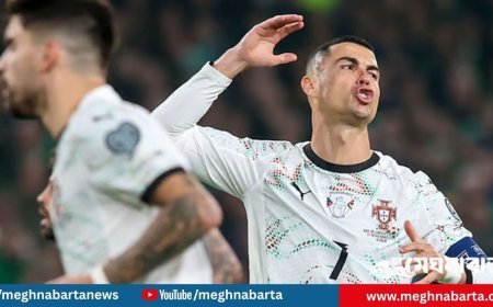 লাল কার্ডে বিপদে রোনালদো, বিশ্বকাপ শুরতেই নিষেধাজ্ঞার শঙ্কা