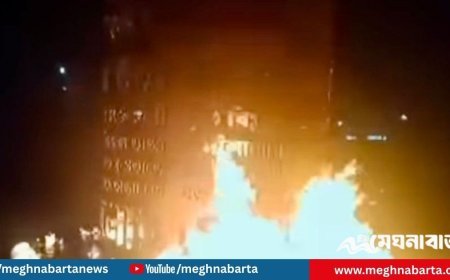 পটুয়াখালীতে জুলাই স্মৃতিস্তম্ভে রাতের আঁধারে অগ্নিসংযোগ