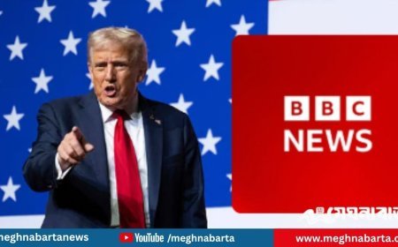 বিবিসির বিরুদ্ধে ৫০০ কোটি ডলারের ক্ষতিপূরণ মামলার ঘোষণা ট্রাম্পের