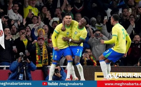 সেনেগালকে হারিয়ে জয়ের উচ্ছ্বাস ব্রাজিলের