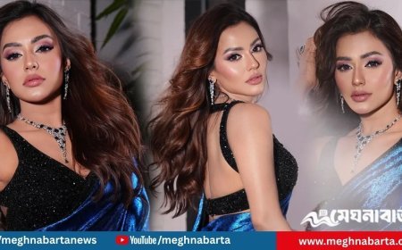 নেটদুনিয়ায় মুগ্ধতা ছড়ালেন নুসরাত ফারিয়া