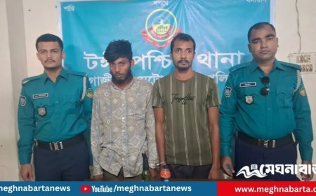 পেট্রল বোমাসহ দুই যুবক গ্রেপ্তার