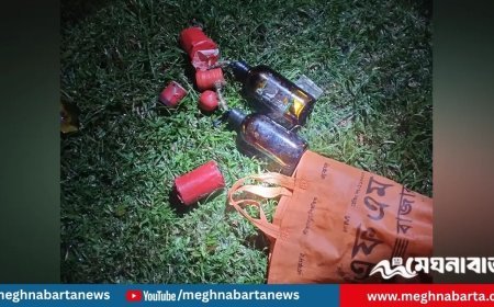 নাশকতার চেষ্টা, ৫ ককটেলসহ পেট্রোল বোমা উদ্ধার