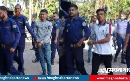 সড়ক অবরোধের অভিযোগে দুই ছাত্রলীগ নেতা আটক