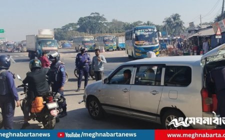 ভাঙ্গায় আইন-শৃঙ্খলা রক্ষা বাহিনীর টহল জোরদার, যান চলাচল স্বাভাবিক