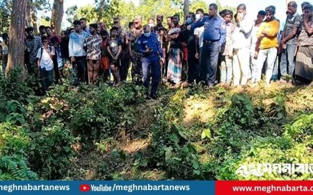 গারো পাহাড়ের জঙ্গলে অজ্ঞাত নারীর অর্ধগলিত মরদেহ