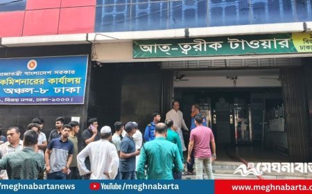 রাজধানীর সেগুনবাগিচায় বহুতল ভবনে আগুন, নিয়ন্ত্রণে ফায়ার সার্ভিস