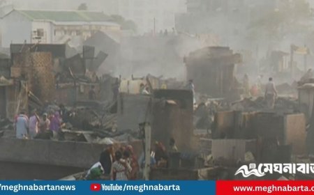 আগুনে পুড়ে ছাই কড়াইল বস্তি, বাসিন্দাদের আর্তনাদ