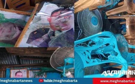 বরিশালে বিএনপির কার্যালয়ে অগ্নিসংযোগ: পরিকল্পিত নাশকতার অভিযোগ