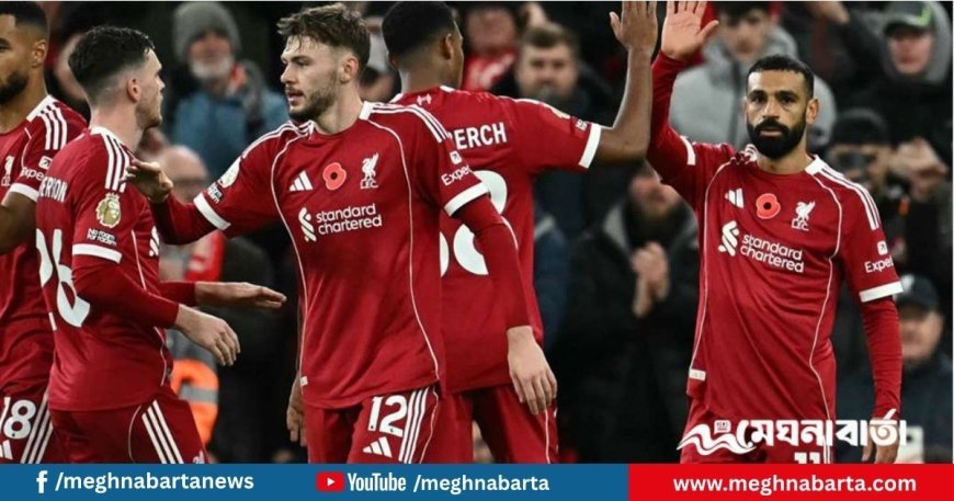 সালাহর জোয়ারে লিভারপুলের স্বস্তির জয়