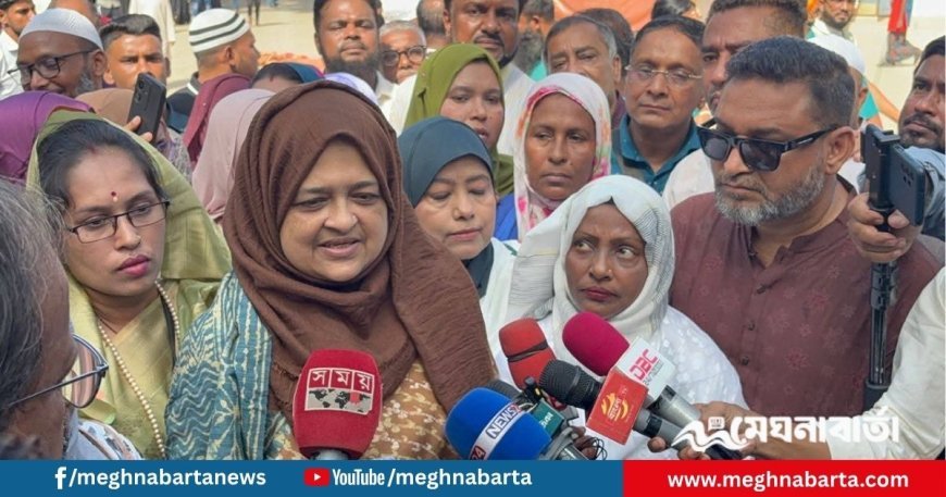 মাজার জিয়ারতের মধ্য দিয়ে নির্বাচনী ময়দানে ইলিয়াস আলীর সহধর্মিণী লুনা