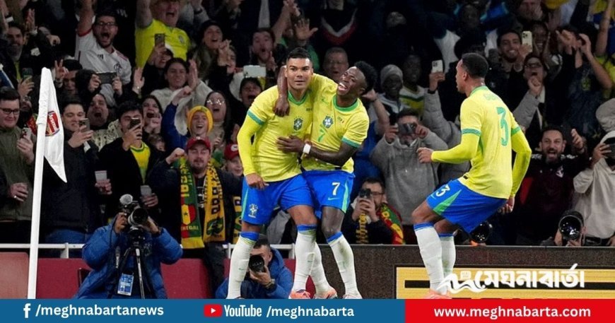 সেনেগালকে হারিয়ে জয়ের উচ্ছ্বাস ব্রাজিলের