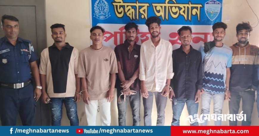 আন্ত জেলা চোরাই মোটরসাইকেলচক্রের ৭ সদস্য গ্রেপ্তার