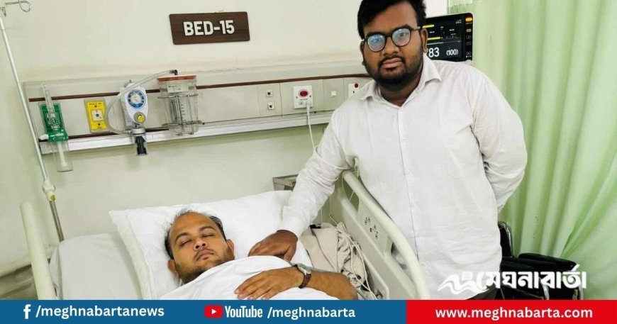 ভূমিকম্পে সিঁড়ি থেকে নামতে গিয়ে পা ভাঙলো ঢাবি ছাত্রদল নেতা হামিমের