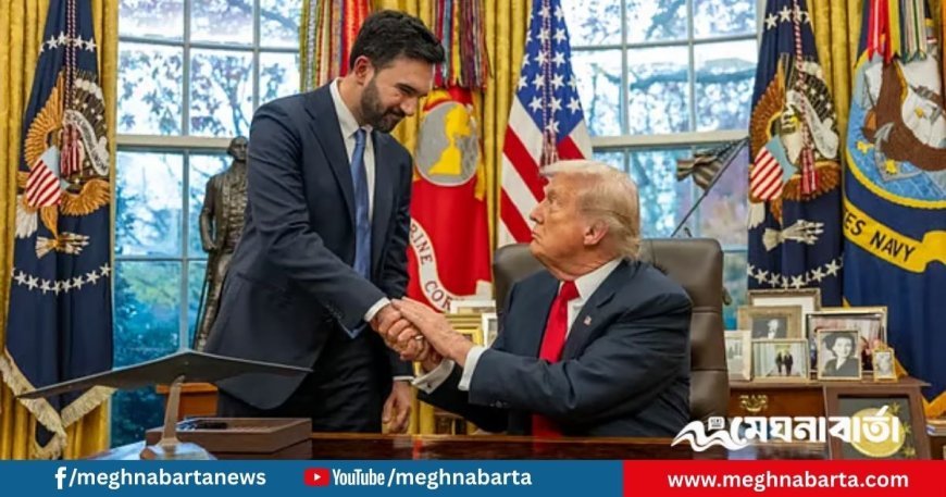 ট্রাম্পের সঙ্গে সাক্ষাৎ করতে গিয়ে হোয়াইট হাউসে কী অদ্ভুত জিনিস দেখলেন জোহরান মামদানি